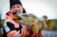 Andy Piper with pike